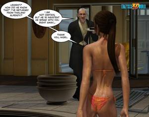 3d Hentai Comic Porn - Adventures of hot busty Lara Croft illustrated story by Crazy XXX 3D World.