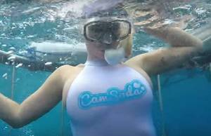 Cage Underwater - Porn model attacked by shark during underwater shoot - Houston Chronicle