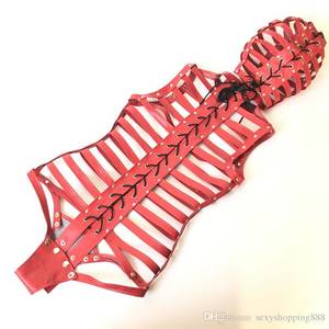 Leather Bondage Porn - New Fantasy Leather Bdsm Body Harness Costume Adult Slave Role Head Hood  Fetish Bondage Straitjacket Sex Game Cap Porn Apparel Brisbane Bondage  Business ...