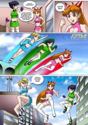 Diaper Powerpuff Girls Porn - Powerpuff Girls - [Palcomix] - Busty Babes fuck