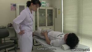 japanese nurse speculum - Turned on though shy looking Japanese nurse Sayaka Aishiro gives nice  blowjob - AnySex.com Video