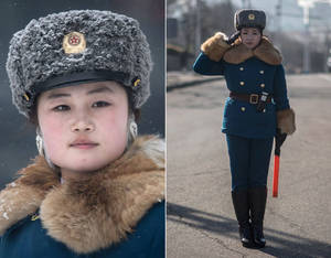 North Korea Traffic Ladies - Officially known as traffic security officers, the ladies are chosen for  their looks. They must leave the role if they marry, and have a finite  shelf-life, ...