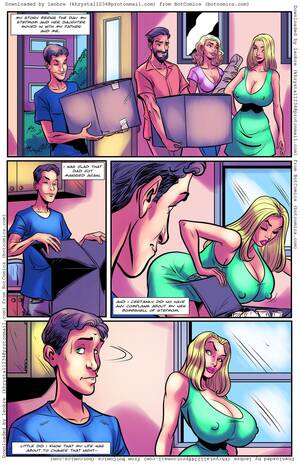 Cartoon Step Mom Porn - New Heaven â€“ My Giant Stepmom - Porn Cartoon Comics