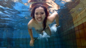 asian fucked in water - TEEN POOL FUCK To Pass The Time on Asian Sex Diary