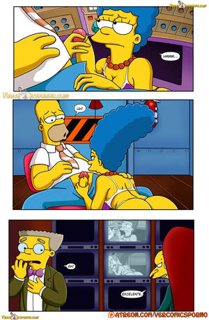 Marge Simpson Xxx Comics - Simpsons xxx El abuelo y Marge follando - Vercomicsporno