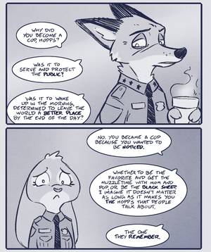 Chief Bogo Judy Hopps Porn Furry - ... cope with July Hops, a cousin who's a dead ringer for Judy. Much of  Chief Nick's reactions towards July are direct parallels to Chief Bogo in  the movie.