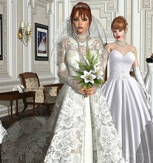 cartoon shemale bride - Tranny Illustrated