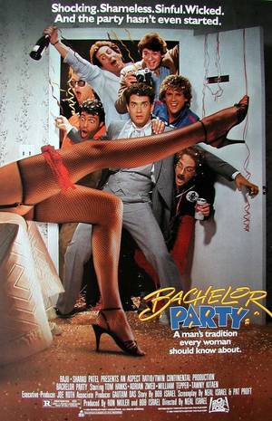 Brokers Porn Vintage Movie Poster - Bachelor Party (1984)