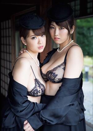 lesbian av idol - AV idol Rion appears in stunning nude lesbian photo shoot with newcomer  Nanami Matsumoto â€“ Tokyo Kinky Sex, Erotic and Adult Japan