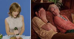 Gillian Anderson Sex - Gillian Anderson's Sex Education courgette masturbation scene has left us  speechless | Metro News