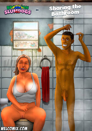 Brazilian Bath Porn - Sharing the bathroom - Brazilian Slumdogs - sharing-the-bathroom Foto Porno  - EPORNER