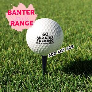 Funny Golf Porn - GOLF BALLS | CUSTOM GOLF BALLS | FUNNY GOLF BALLS | FUNNY DAD GIFTS |  BANTER CARDS