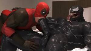 marvel big dick suck - Deadpool Sucking Venoms Big Cock [Brein]