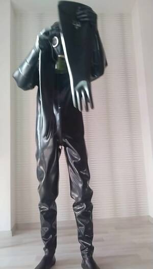 cum on rubber fetish - Hairy gay fetish sex: Cum in heavy rubber suit - ThisVid.com