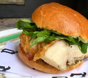 Burger Shop Porn - Hot porchetta, apple sauce & watercress on the menu at the shop todayâ€