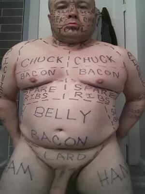 fat pig slave - Slave pig John Hy... humiliation; showing off as the fat pork he is -  ThisVid.com