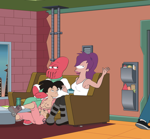 Futurama Police Chief Porn - Night of the zoid EP 1-Two: Amy and Leela are visiting Dr Z â€“ Futurama  Hentai