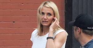 Cameron Diaz Porn Threesome - Cameron Diaz Looks Tense On Set With Jamie Foxx Stand-Ins