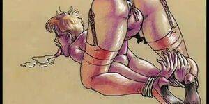 extreme bdsm art drawings - Examples of Extreme BDSM Art - Tnaflix.com