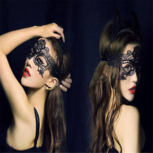 Masquerade - Halloween Masquerade party sex tools for women lady bdsm toys female black  lace porn adult sex mask fetish on sale-in Adult Games from Beauty & Health  on ...