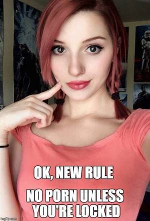 Celebrity Porn Caption Redhead - ... â˜º Hopefully it's only a temporary rule!