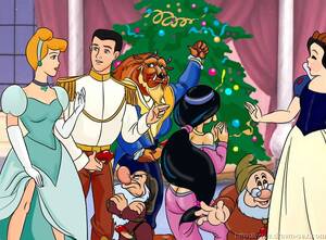 castle cartoon sex - Crossover - [Drawn-Sex][Nail] - Cartoon New Year - New Year Night In A Castle  porno