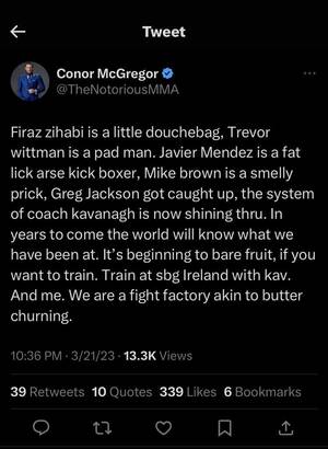 Coked Out - Conor coked out rn : r/ufc
