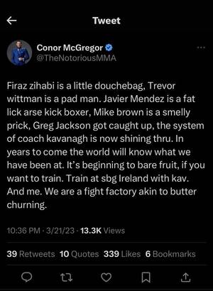 Coked Out - Conor coked out rn : r/ufc
