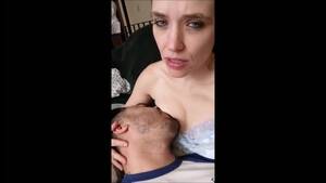 blonde lactating cum - MILF Gets Double Orgasm from Breastfeeding her Husband! watch online