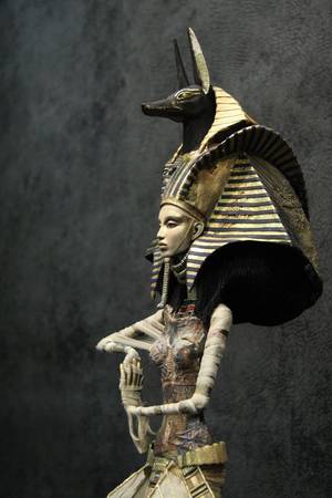 Mummy Ancient Egypt Porn - Ancient Egypt. Anubis, jackal-headed god associated with mummification and  the afterlife in