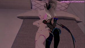 3d Virtual Lesbian Sex - Lesbian Sex in Virtual Reality ï¸ VRchat Erp OwO Intense Moaning Hentai 3D  HD Uncensored Preview - Hentai Lab