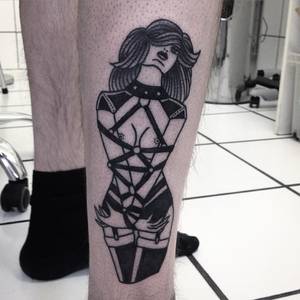 Bondage Tattoo Porn - latest. done at @guichotatouages in La Rochelle. #tattoo #sm #bondage