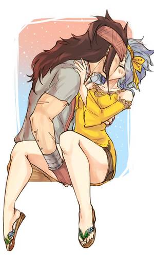 Fairy Tail Levy Porn - What'cha doin' with your hand Gajeel! Gajeel x Levy