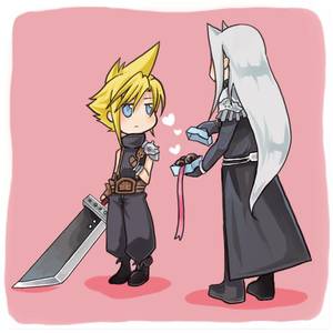 Cloud Strife Gender Bender Porn - Cute ^-^ Sephiroth bein sweet for valentines day
