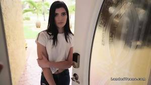 hd pale teen pov - Pale teen escapes from rain and fucks