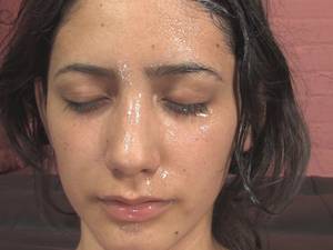 early teen facial - eva angelina cumshots