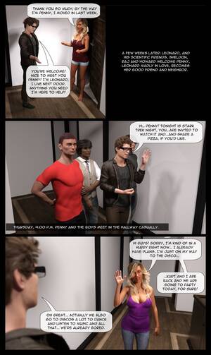 Cartoon Porn Bing Bang - PennyÂ´s R4pe- The Gang Bang Theory - Porn Cartoon Comics