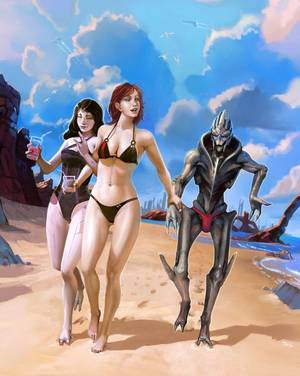 Mass Effect Asari Swimsuit Porn - 