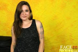 Gags Girls - Porn newbie Natasha Knoles learns to throat gag in brutal & messy hardcore  scene