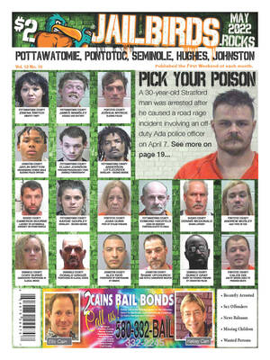 Bridget Bonds Jesse Roads Porn - POTTAWATOMIE, PONTOTOC, SEMINOLE, HUGHES, OKFUSKEE, JOHNSTON - May 2022 -  JAILBIRDS
