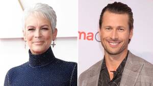 Jamie Lee Curtis Xxx Porn - Jamie Lee Curtis Gave Glen Powell a Condom With Her Face on It