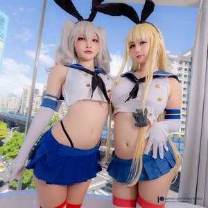 Kantai Collection Cosplay Porn - Kashima & Shimakaze KanColle erotic cosplay - Porn - EroMe