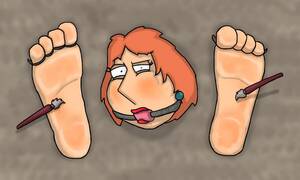 Family Guy Porn Feet - Rule 34 - ball gag brush crying crying with eyes open family guy feet foot  fetish foot focus gag lois griffin looking at viewer red2870 soles tears  through wall tickle torture tickling