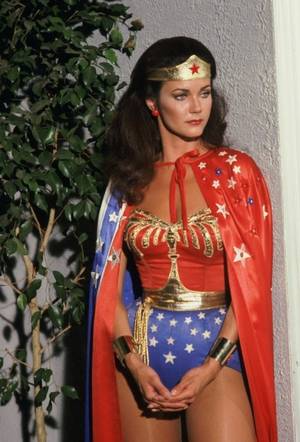 Deviantart Wonder Woman Lynda Carter Porn - Lynda Carter as Wonder Woman on CBS TV in with cape