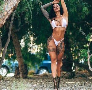 extreme tattooed boobs - best boobs girls