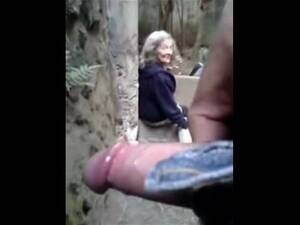 amateur granny - Teenager Fooling Around With Old Amateur Granny In Public - NonkTube.com
