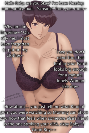 Loud Sex Porn Captions - Mommy Shuuko doesn't mind your naughty times~ [Wholesome] [Mommy] [Incest]  [Implied Sex] {Artist: Ma mi fe} : r/hentaicaptions