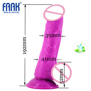 anal dildo on stage - FAAK Cheap Primary Stage Realistic Dildo Suction Penis Insert Stopper Woman  Masturbate Anal Plug Pussy Sex
