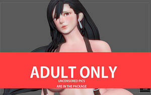 naked fantasy cartoon girls - TIFA NAKED NUDE HENTAI NAUGHTY SEXY GIRL FINAL FANTASY ANIME 3D model 3D  printable | CGTrader