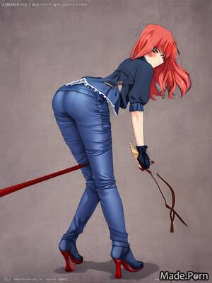 Lesbian Vampire Porn Cartoon - Porn image of 20 spanking back view bottomless anime lesbian vampire  created by AI